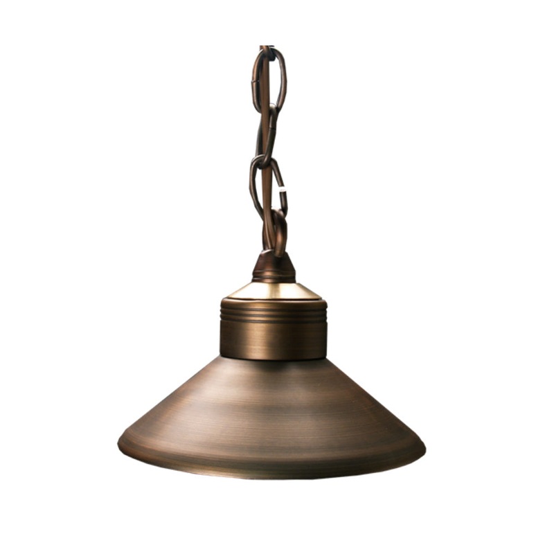 Unique – OBSE-NL – Observer Hanging Light Brass Housing Weathered Brass No Lamp