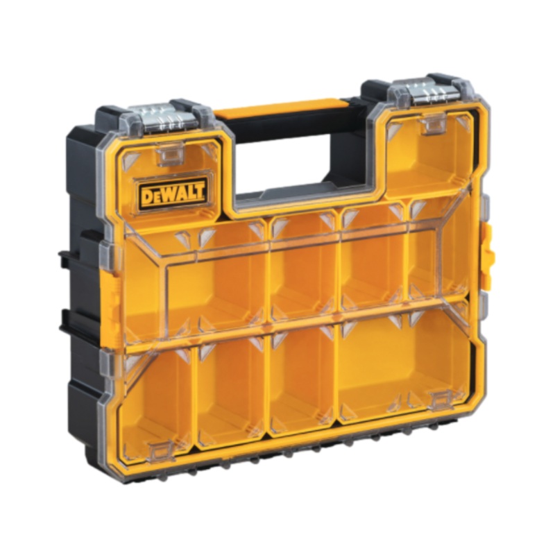 DeWALT – DWST14825 – Deep Pro 10 Compartment Organizer, Metal Latch