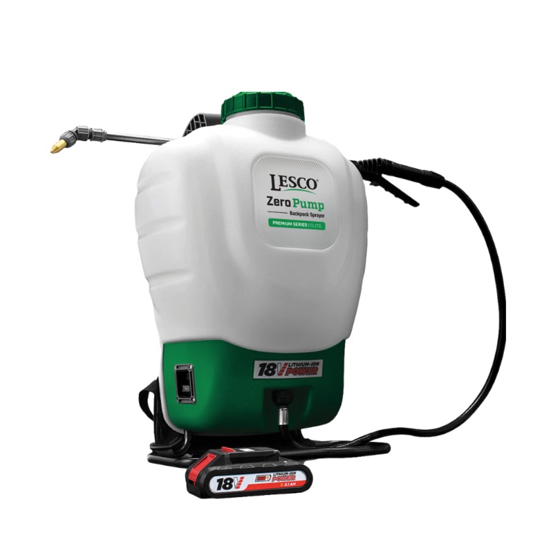 LESCO – 190593  – Zero Pump Sprayer Elite Series 4 gal. Battery Backpack