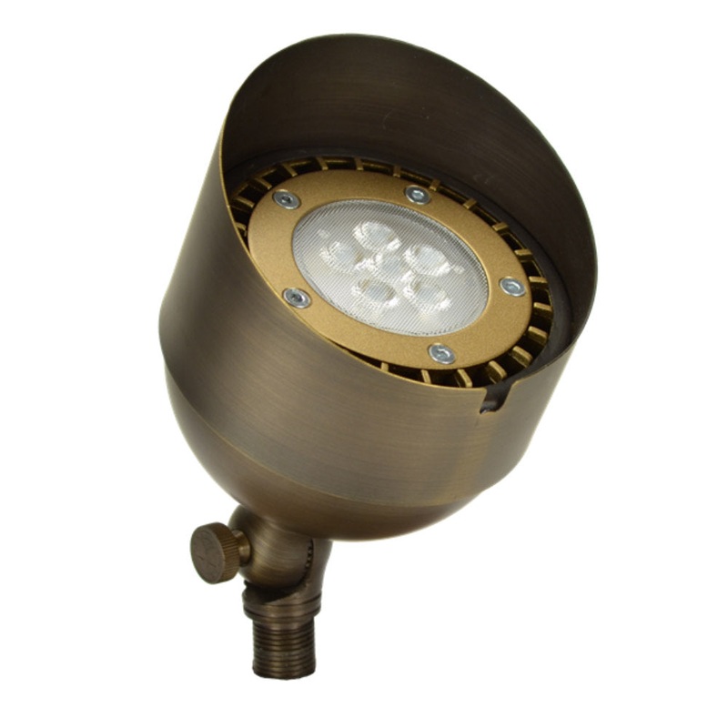 Unique – BISH-NL – Bishop Up Light Brass Housing Weathered Brass No Lamp