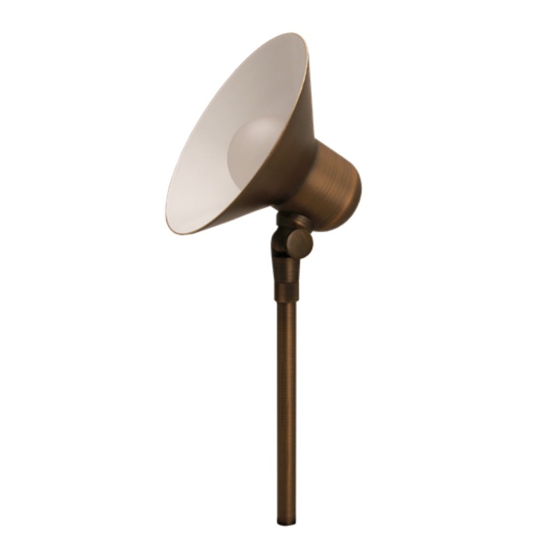 Unique – MONA-NL – Monarch Area Light Brass Housing Weathered Brass No Lamp No Lamp