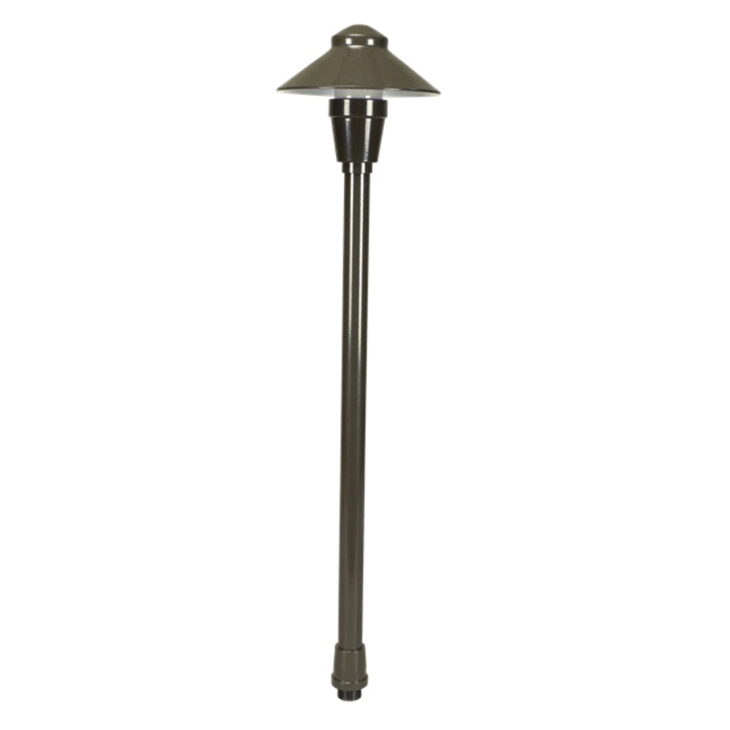 Unique – PR12-NL-BK – Proton Path Light 12 Riser Aluminum Black Finish No Lamp