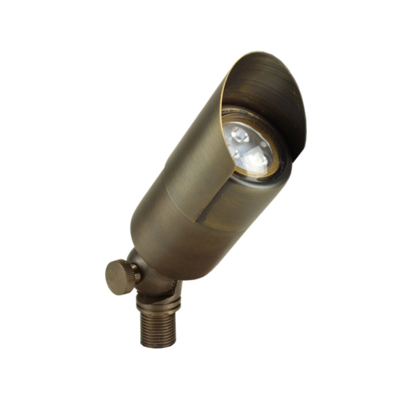 Unique – VALC-12-L427 – Valor Up Light Brass Housing Weathered Brass 4W 2700K 40 Deg. LED