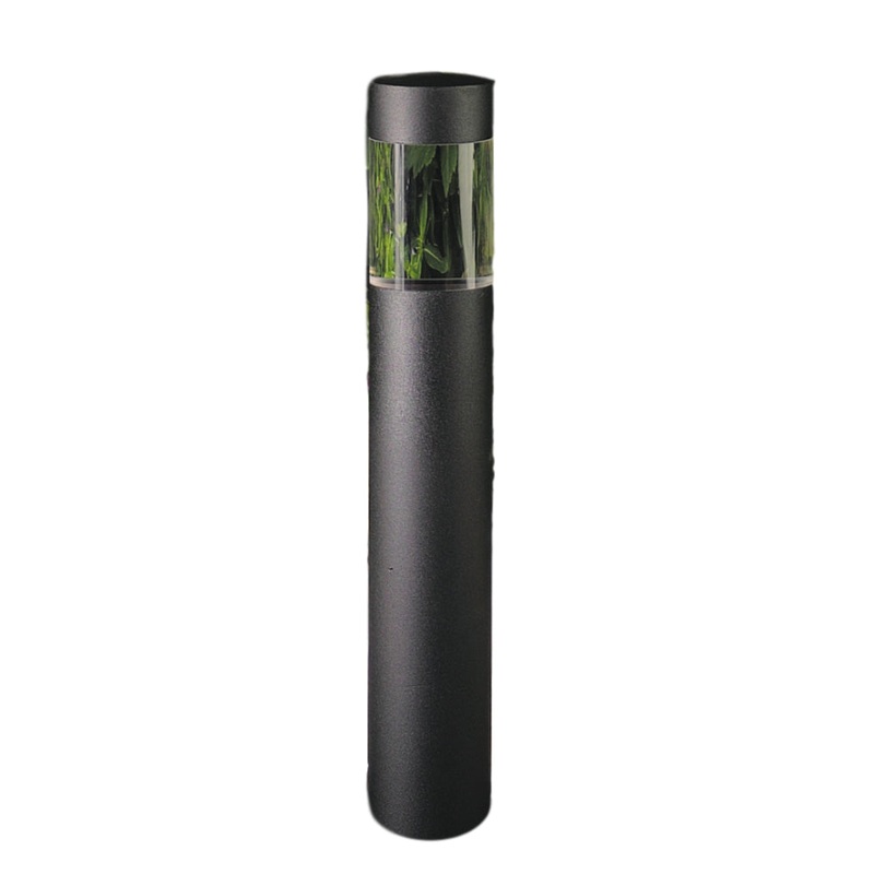 Vista – BR-2500-B-NL – Bollard Aluminum Black Finish (No Lamp)