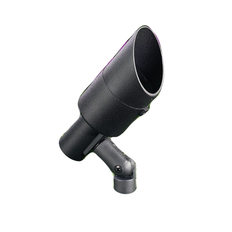 Vista – GR-3218-B-NL – Up Light Aluminum Housing Black (No Lamp)