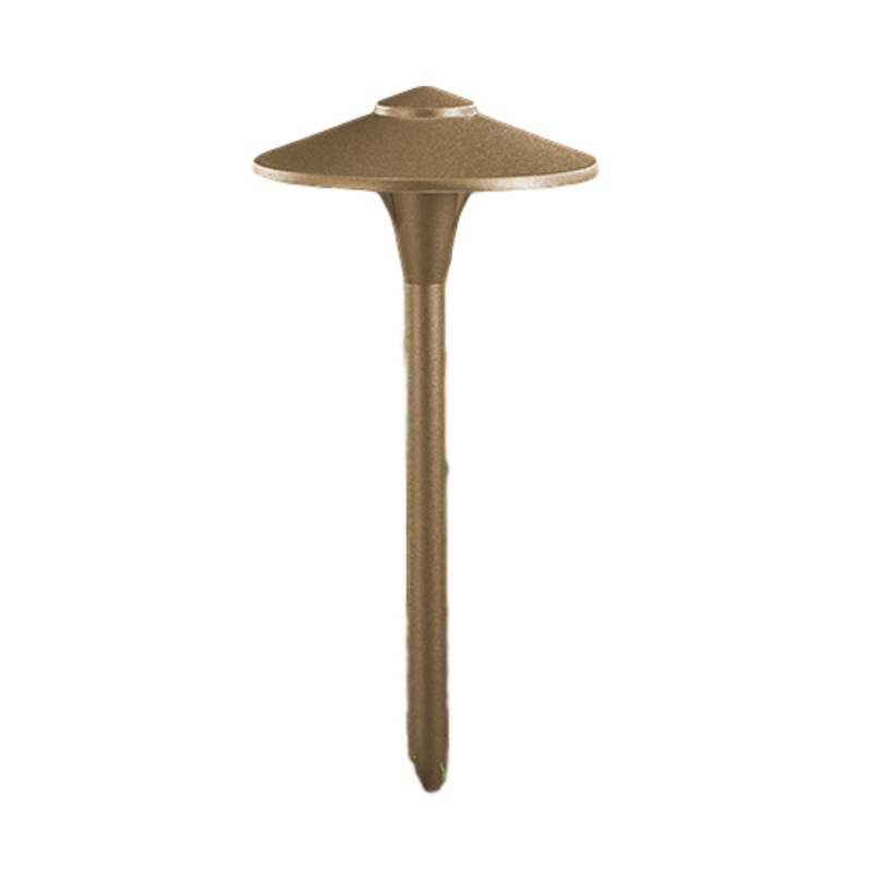 Vista – PR-4704-GT-NL – Path Light Aluminum Granite Finish (No Lamp)