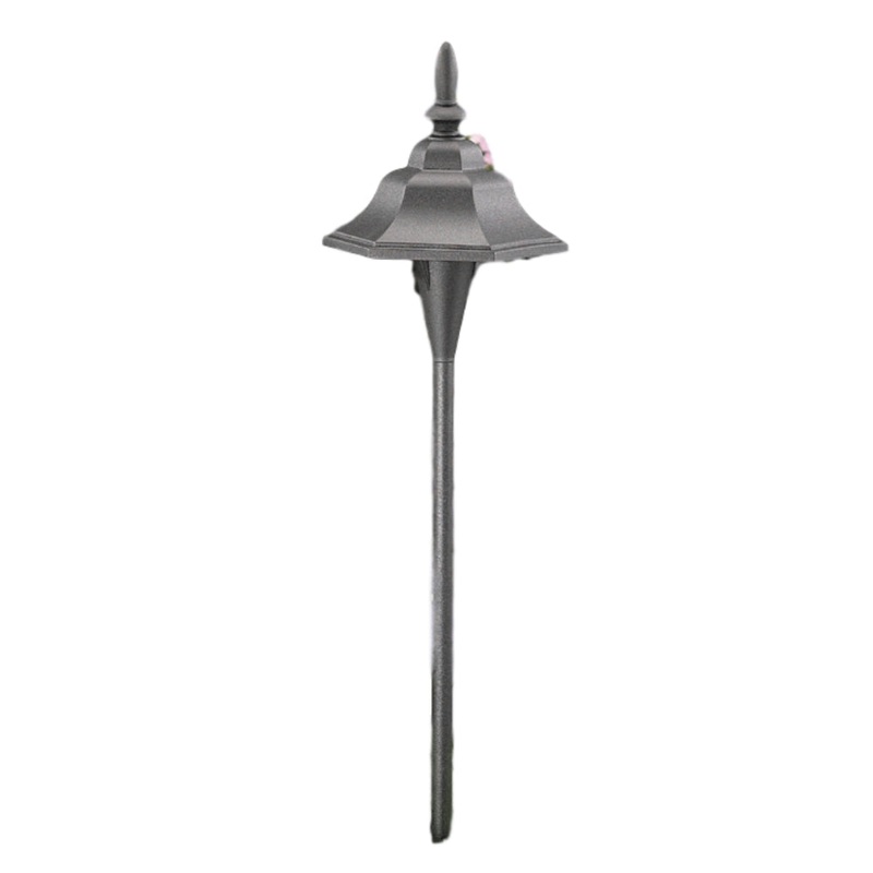 Vista – PR-7206-B-NL – Path Light Aluminum Black Finish (No Lamp)