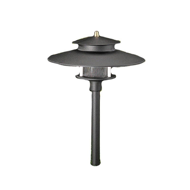 Vista – PR-9206-B-NL – Path Light Aluminum Black Finish (No Lamp)