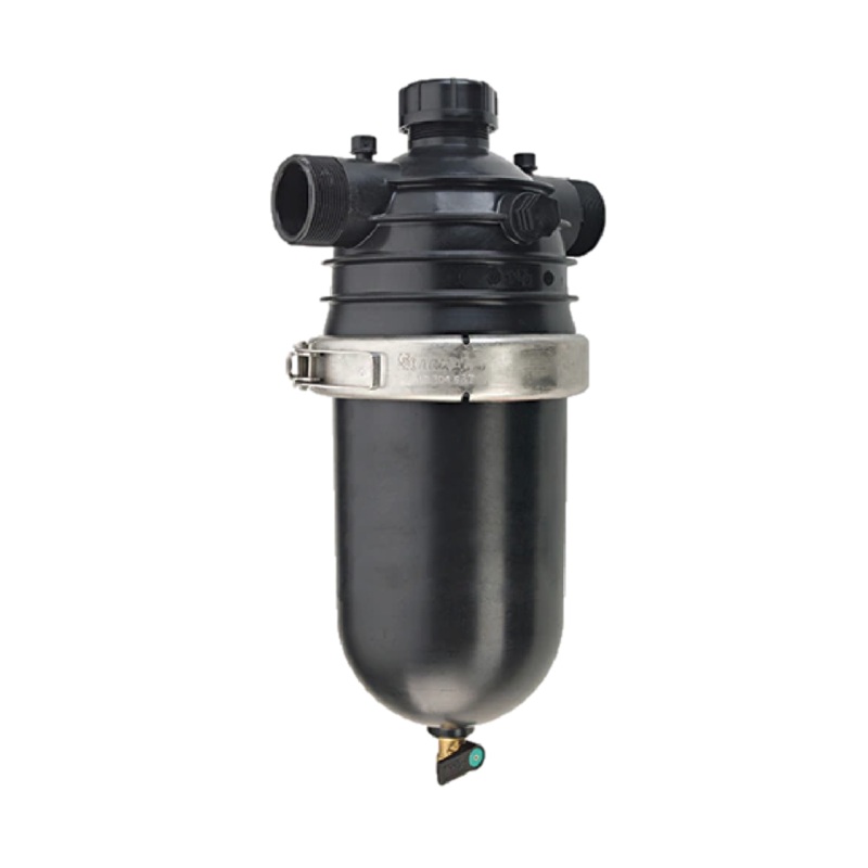 Netafim – DF200-140 – NETAFIM 2 in. MIPT Plastic Black 140 Mesh with Grooved Disc Element