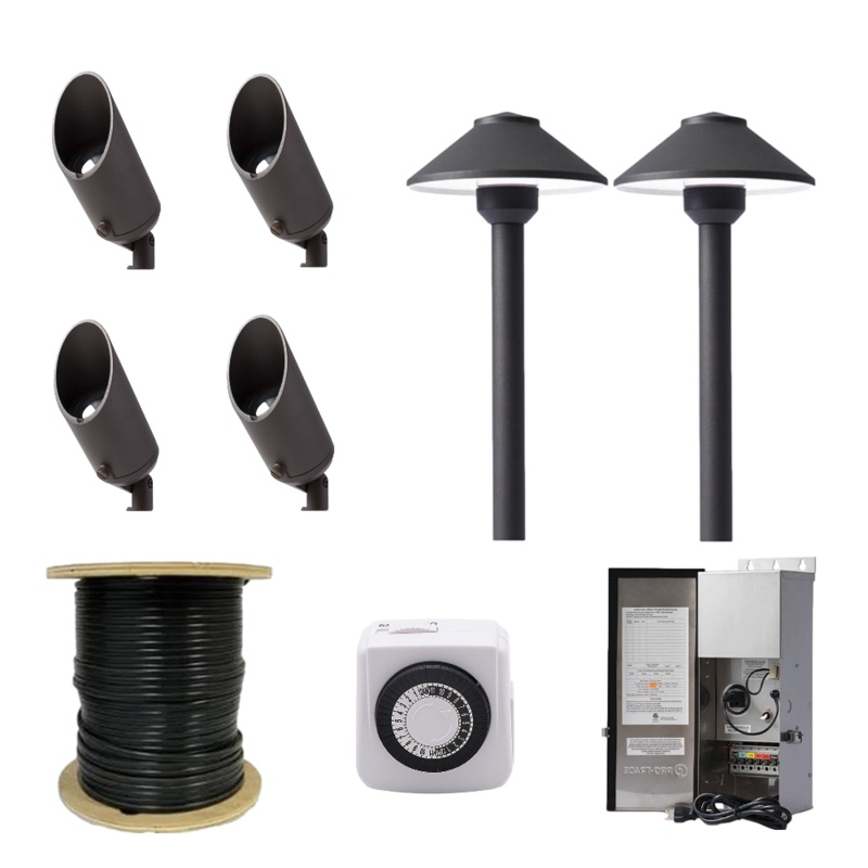 Pro-Trade – LED 6 Piece Landscape Lighting Kits