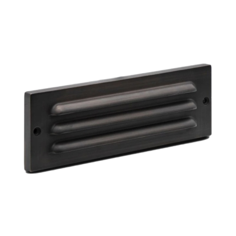 Pro-Trade – PT-SL2-BS-LED – SL2 9 in. Surface Mounted Step Light Antique Brass Faceplate Integrated 4W 2700K LED