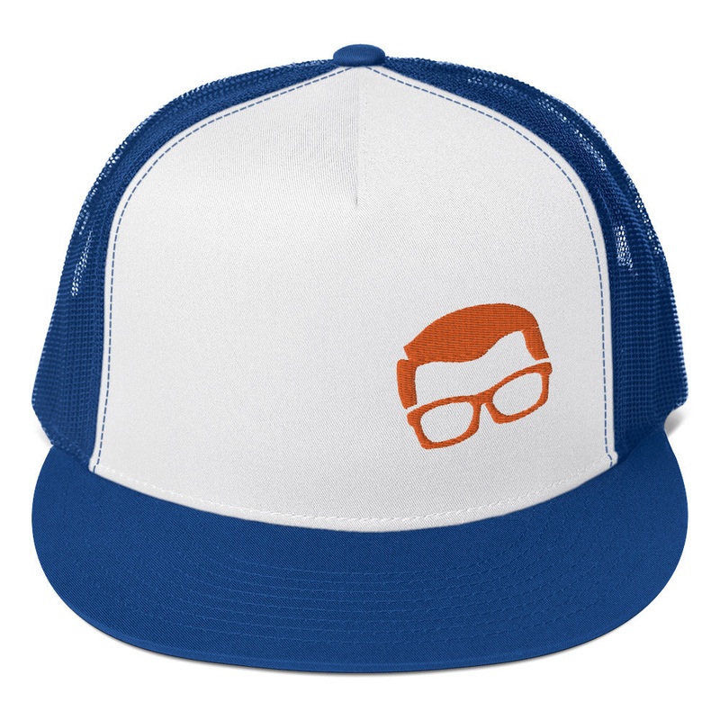 Sprinkler Nerd Trucker Hat [orange]