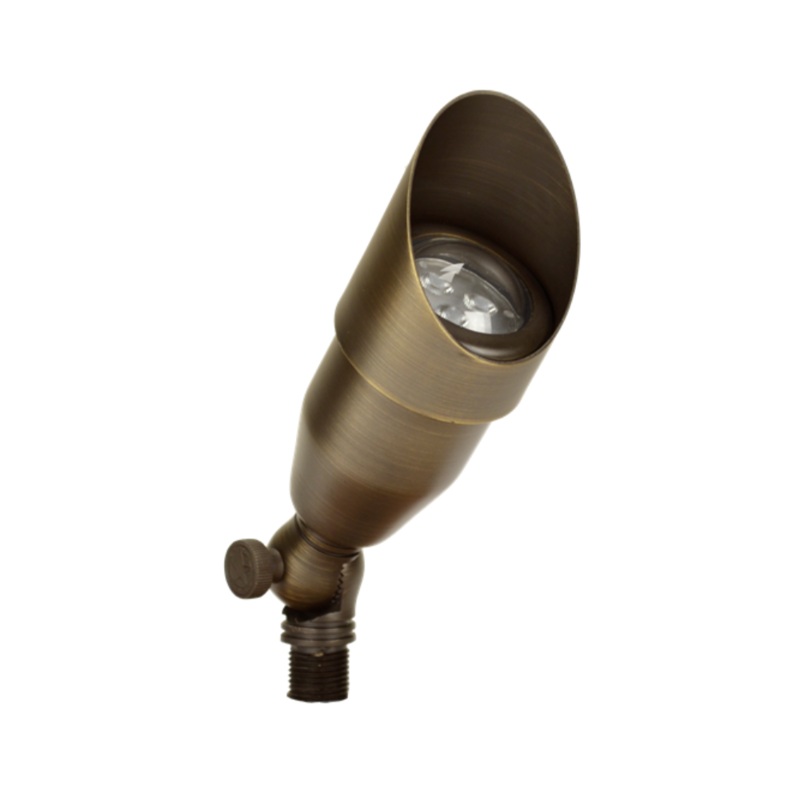 Unique – Intrepid Up Light Brass Housing Weathered Brass