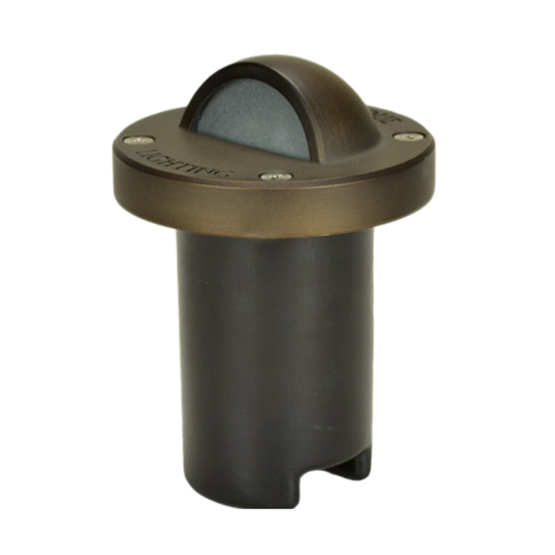 Unique – NOVAE-12-L427 – Nova Eyelid In-Ground Light Brass Housing Weathered Brass 4W 2700K LED 25 ft Lead