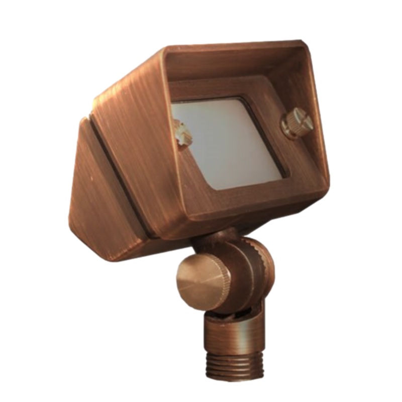 Unique – STEL-12-L27 – Stellar Wall Wash Brass Housing Weathered Brass 2.4W 2700K LED