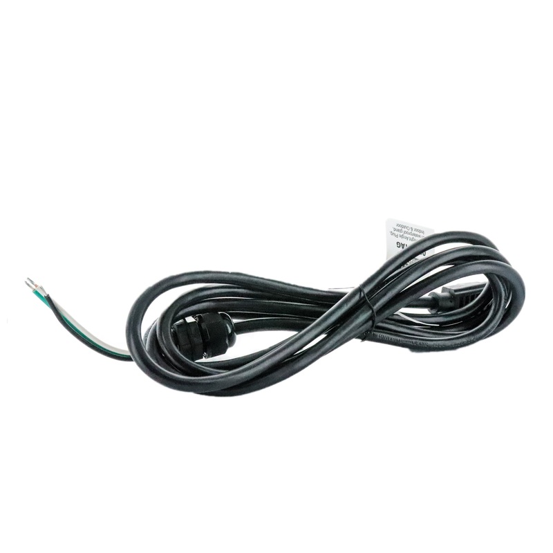 090081AG – 8-FT Electric Pigtail with Right-Angle Plug and Waterproof Gland