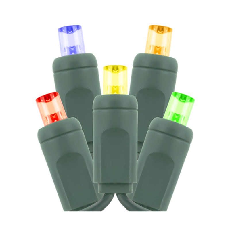 American Lighting 5MM LED Light Strand Green Wire