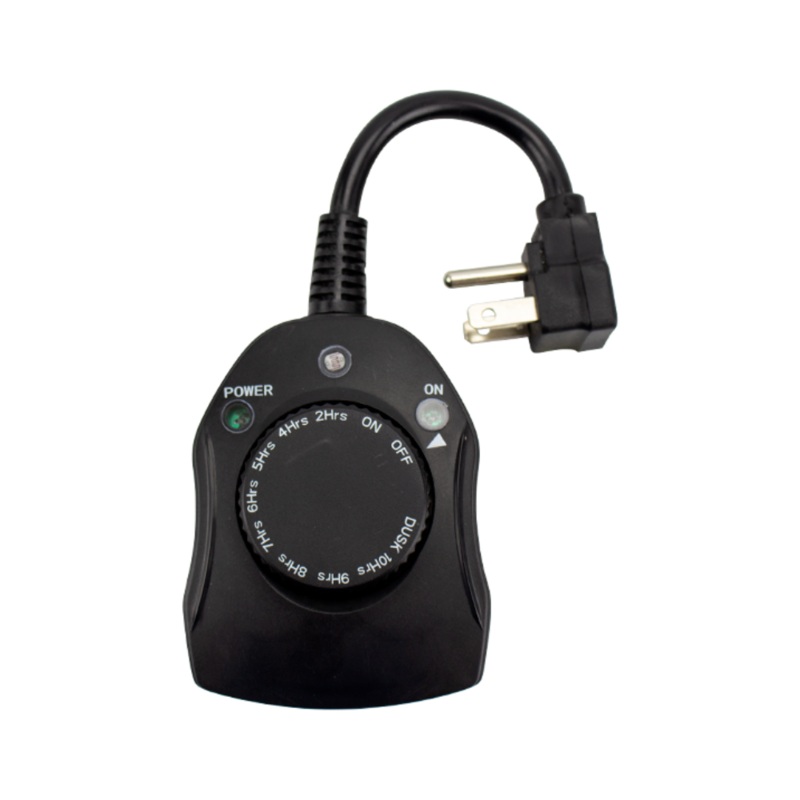 American Lighting – AL-TIME-300 – Dusk to Dawn Outdoor Dual Mechanical Plug-in Timer