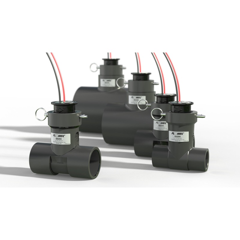 Flomec QS200 Ultrasonic Flow Sensor/Meter, Sizes 1 to 4, SxS
