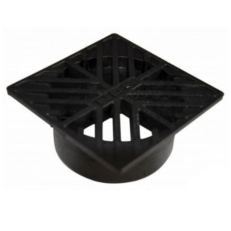 NDS – 02 – 4 in. Sq Grate-Black