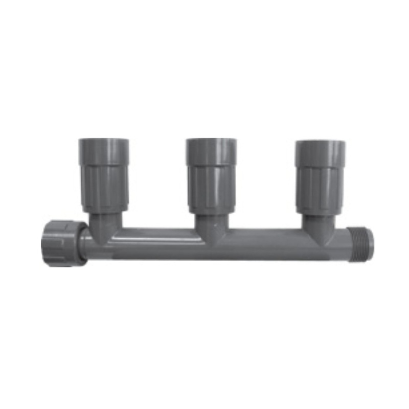 1201-310 – Triple Manifold Female, NUT x MTHD x FVCONN
