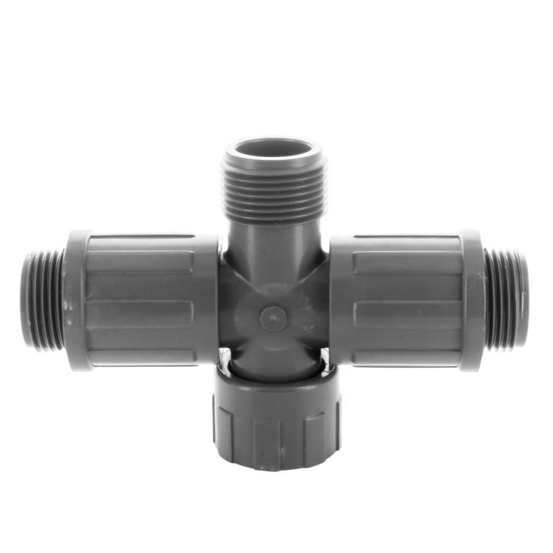 1320-010 – Manifold Cross – Nut X Mthd X Vcon