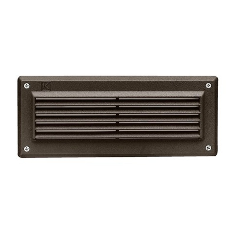 Kichler – 15073AZT – 12V Brick Wall Louvered Light Textured Architectural Bronze