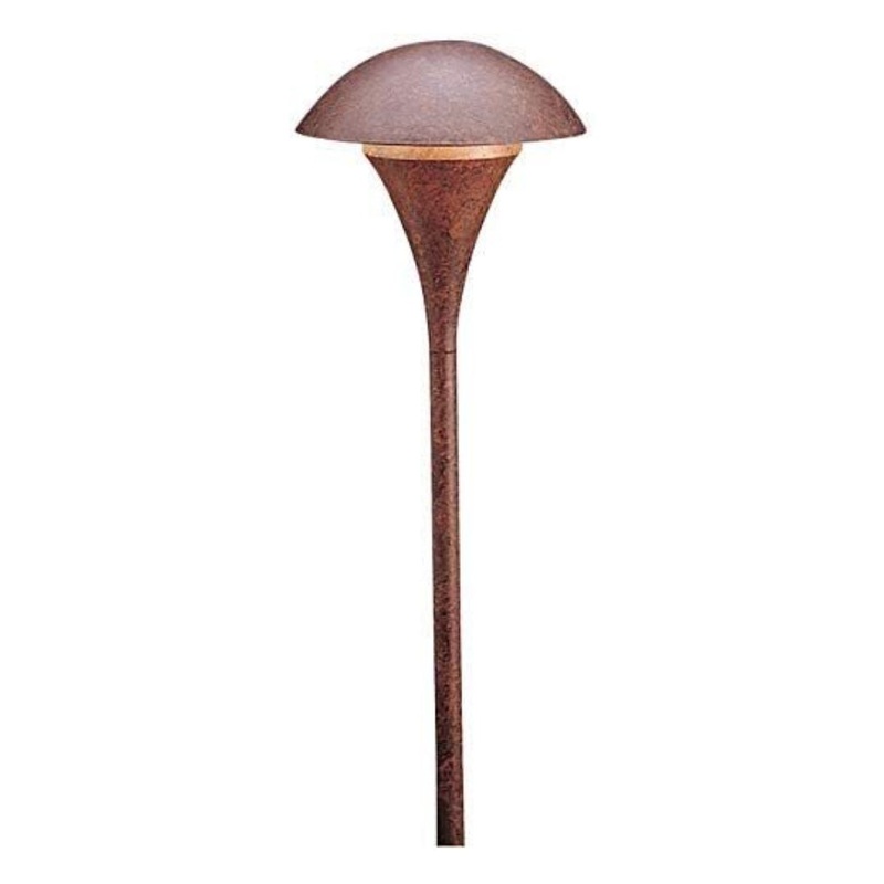 Kichler – 15236TZT – 120V Large Dome Path & Spread Light, Tannery Bronze