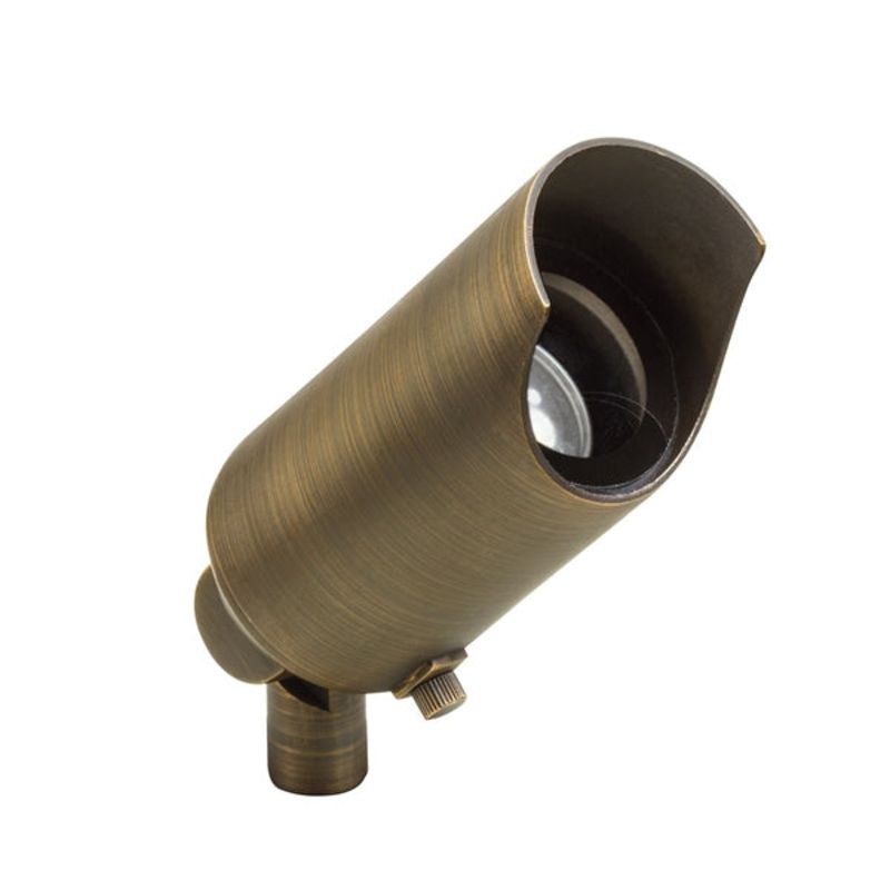 Kichler – 15384CBR -12-Volt Cast Brass Accent Up Light, Cast Brass