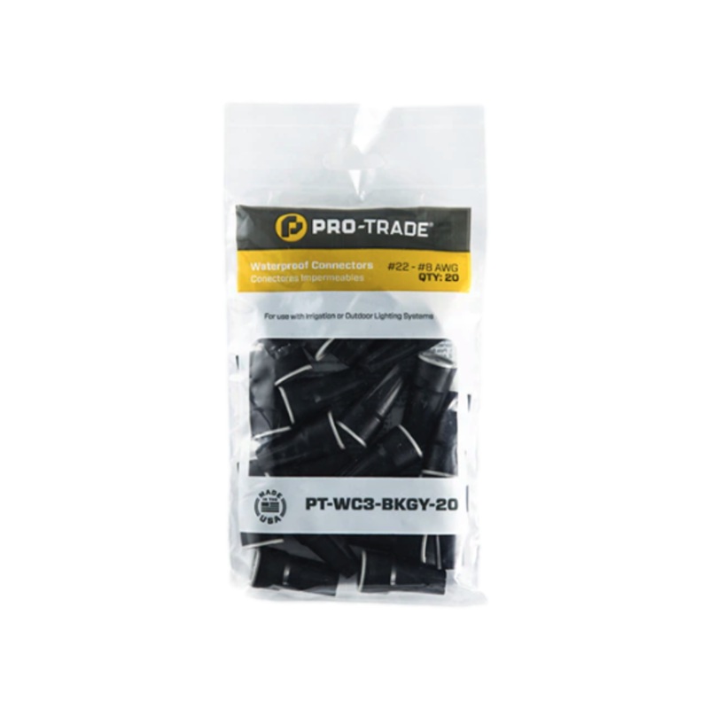 Pro-Trade Black/Gray Wire Connector