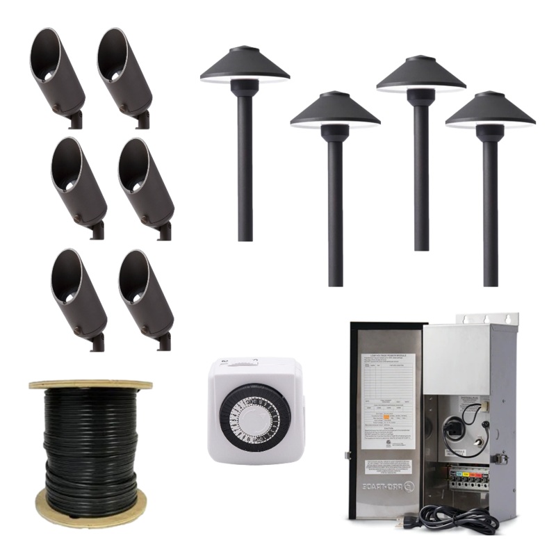 Pro-Trade – LED 10 Piece Landscape Lighting Kit
