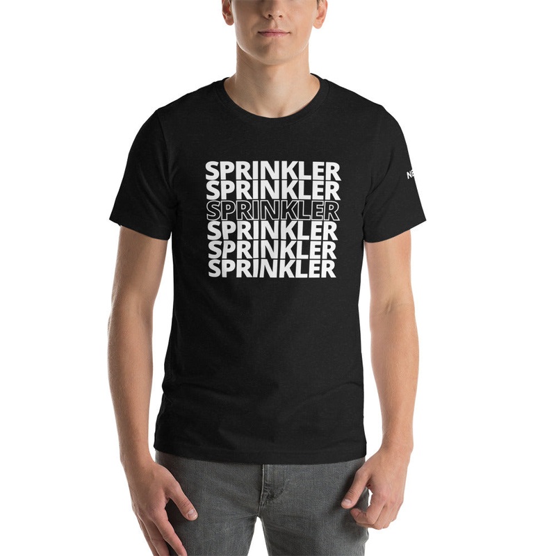 SPRINKLER Array DARK T-Shirt|Black Heather|Navy|Red|True Royal|Kelly|S|M|L|XL|2XL|3XL