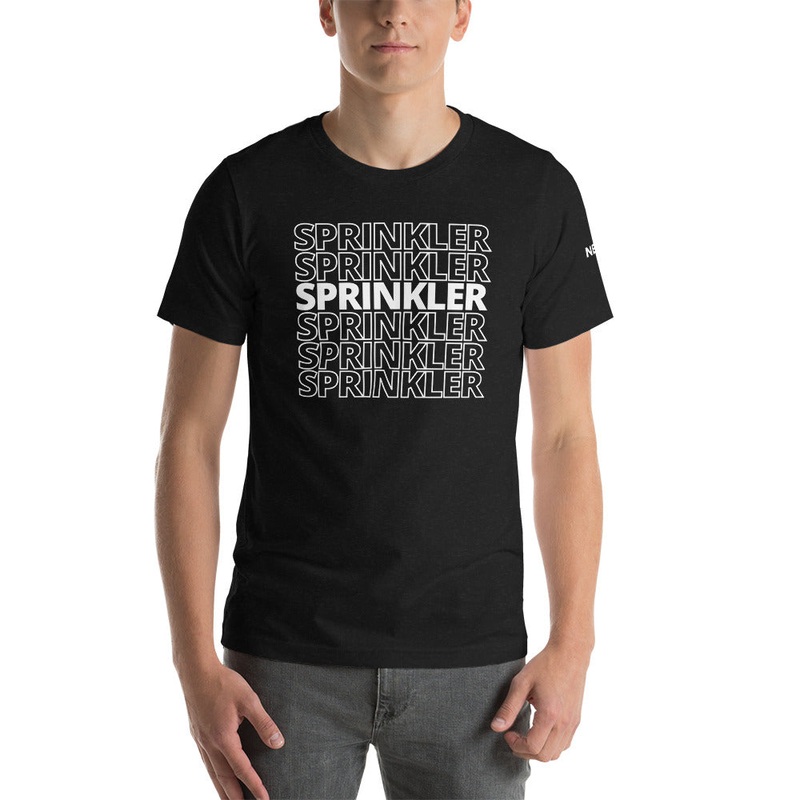 SPRINKLER Array LIGHT T-Shirt|Black Heather|Navy|Red|True Royal|Kelly|S|M|L|XL|2XL|3XL