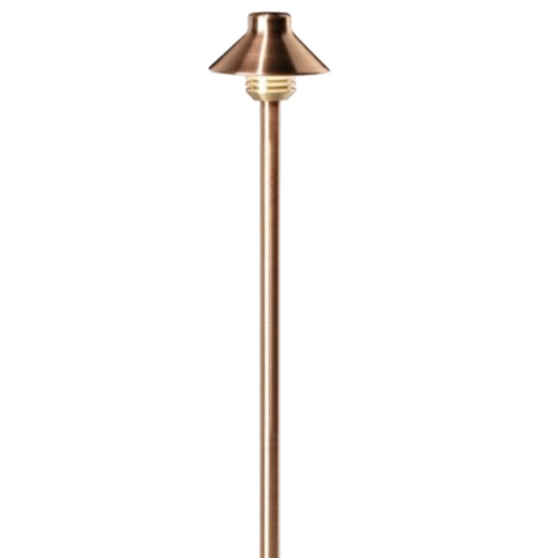 FX – DPLED20W12RCU – FX DP Path Light 12 in. Riser Natural Copper 20W LED