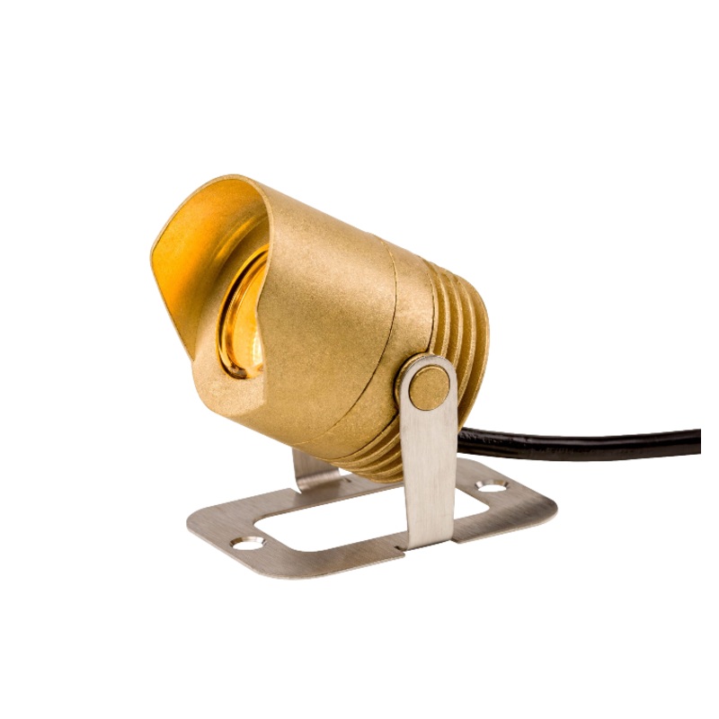 FX LL Dimmable Under Water Light Brass Housing Brass Natural Brass