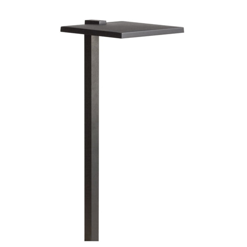 Kichler – 15806BKT30R -LED 3000K Shallow Shade Large Path Light, Textured Black