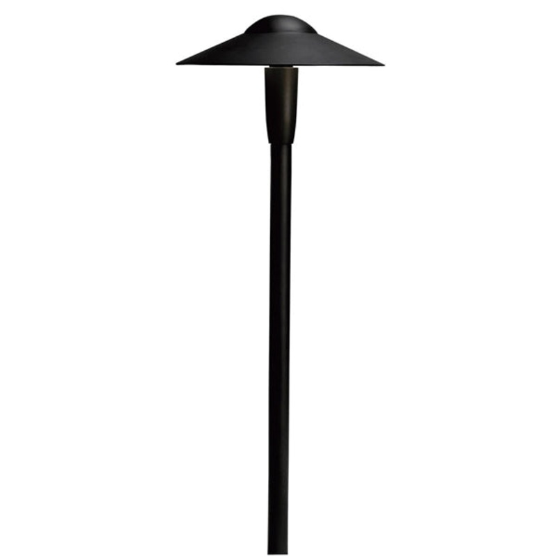 Kichler – 15810BKT27R -LED 2700K Dome Path Light, Black