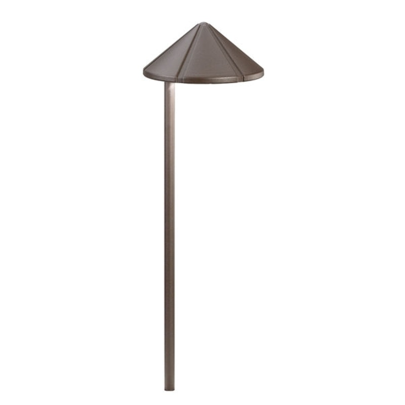 Kichler – 15815AZT27R -LED 2700K Side Mount Path Light, Textured Architectural Bronze