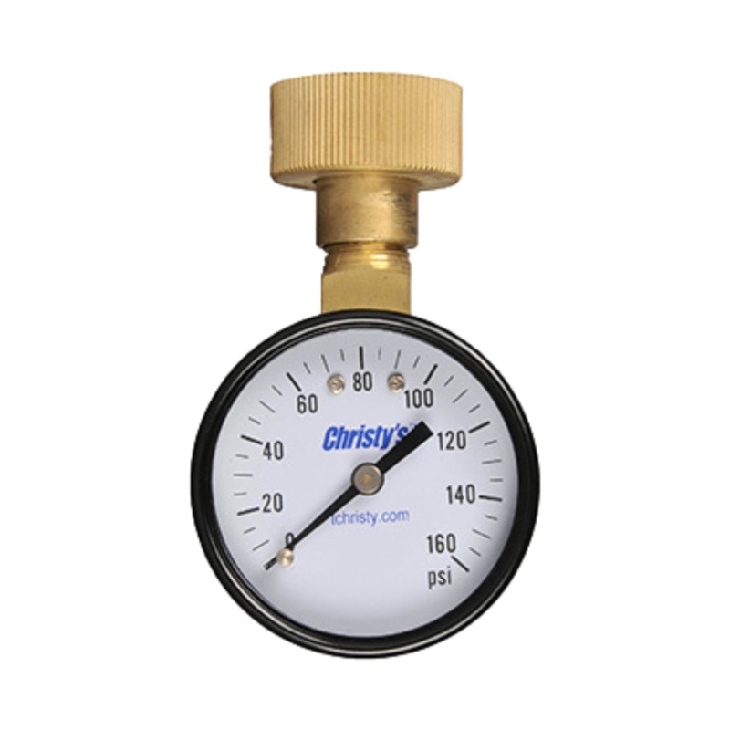 T.Christy – TG-WLH-160-20 – T.Christy Water Test Gauge – Brass 3/4 Fht 160Lb