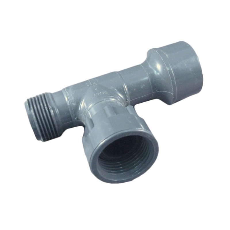 Dura – 301-011 – 1 O-Ring Tee,  SLIP x MIPT x SWIVEL