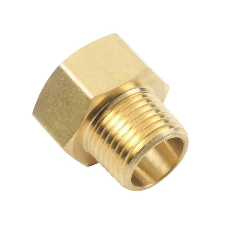 Hose Adapter – 2887 – 3/4 FHT x 1/2 MIPT Brass Nipple Adapter