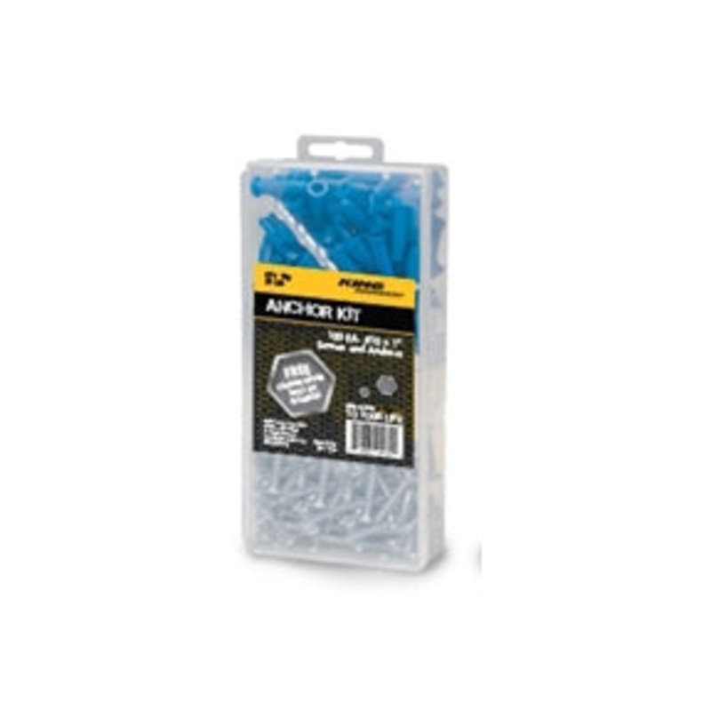 King – 25130 – Anchor Kit Qty 100 no. 10 x 1-Inch