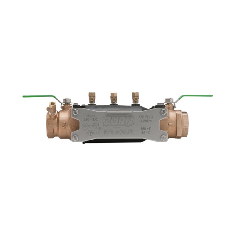 Wilkins – 2-350XL -2-Inch Double Check Backflow Preventer FNPT x FNPT Lead-Free