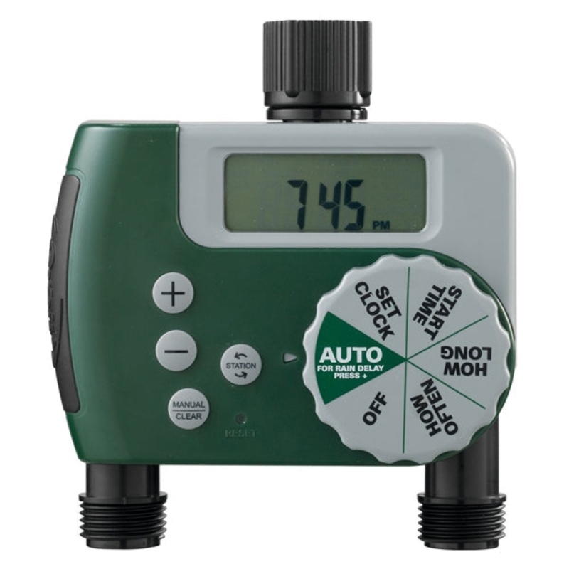 Orbit – 58910 – 1-Dial 2-Port Hose Faucet Timer