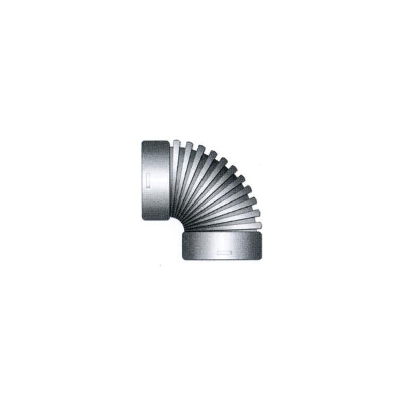 C306 – Corrugated 90 DEG Elbow, 6 inch, H x H