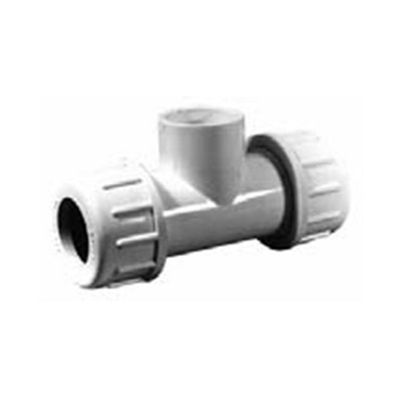CPT1500S – PVC Compression Slip Tee, 1.5 x 5.5 inch length