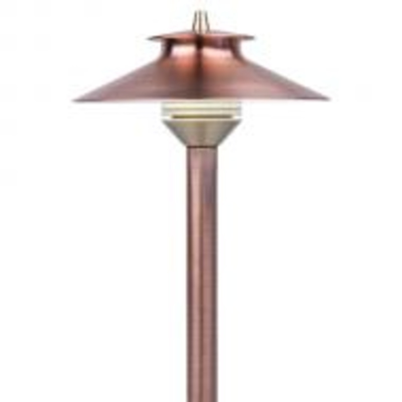 FX – DMNL18RBZ -DM Path Light, No Lamp, 18-Inch Riser, Bronze Metallic