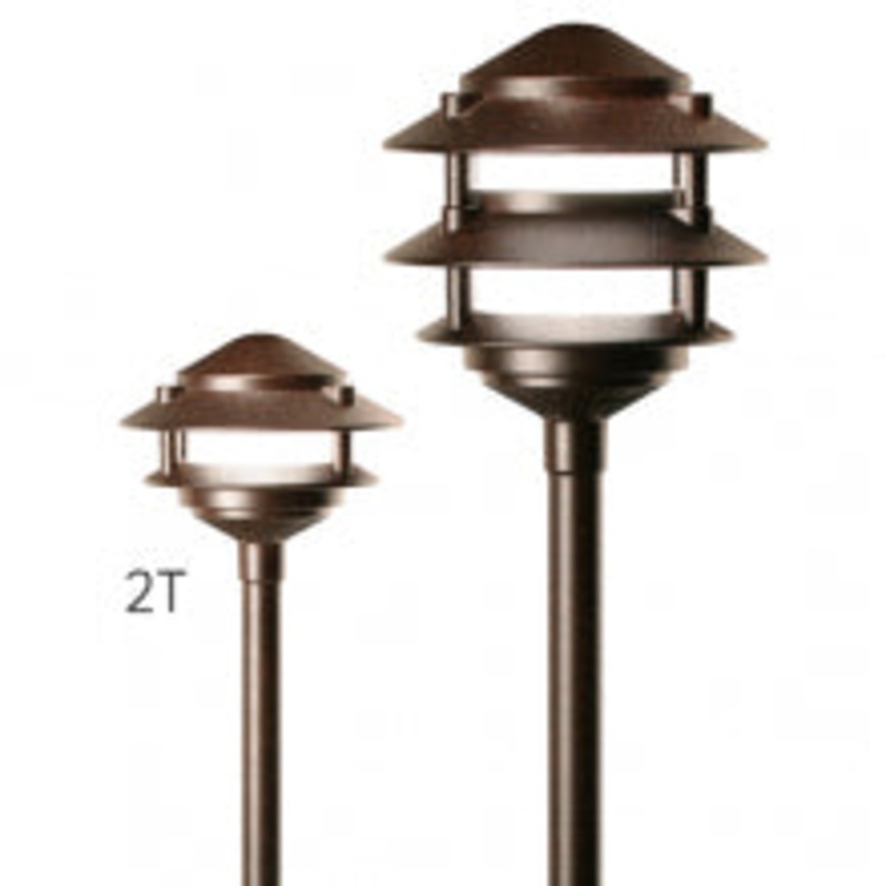 FX – DSNL18RBZ -DS Path Light, No Lamp, 18-Inch Riser, Bronze Metallic