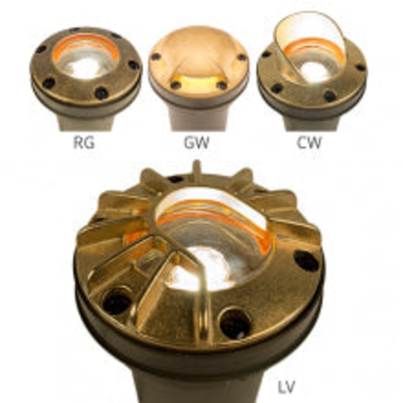 FX – FC3LEDCWBZ -FC 3LED Well Light, Cowling Faceplate, Bronze Metallic