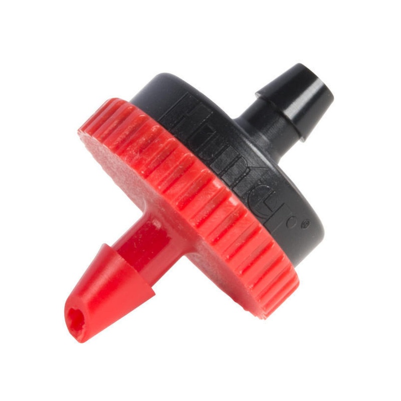 Hunter Point Source Drip Emitter, Self-Piercing Barb, 2.0 GPH, Single
